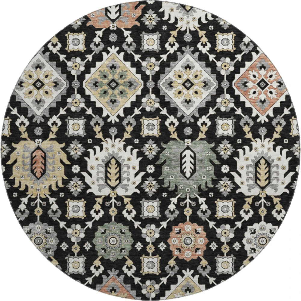 Mayfield AMF2200 Black 8' x 8' Rug