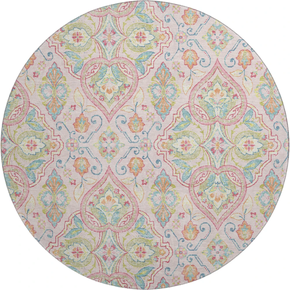 Mayfield AMF2207 Pink 8' x 8' Rug