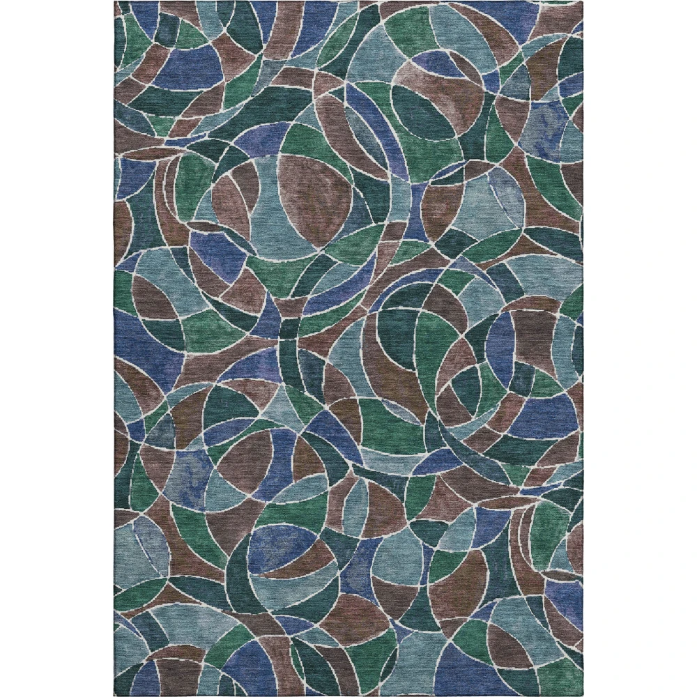 Mayfield AMF2208 Blue 3' x 5' Rug