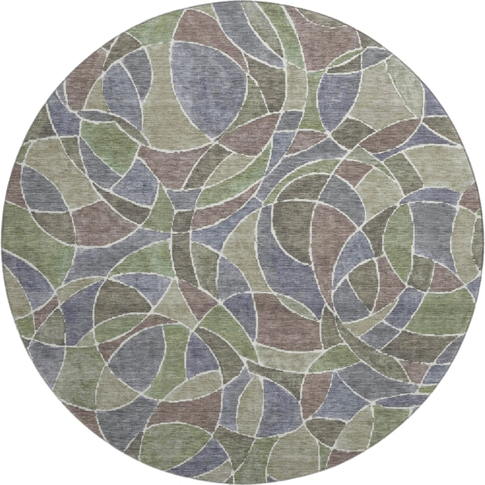 Mayfield AMF2208 Green 8' x 8' Rug