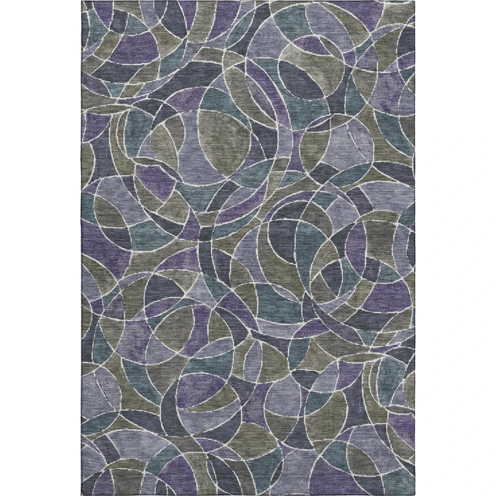 Mayfield AMF2208 Purple 3' x 5' Rug