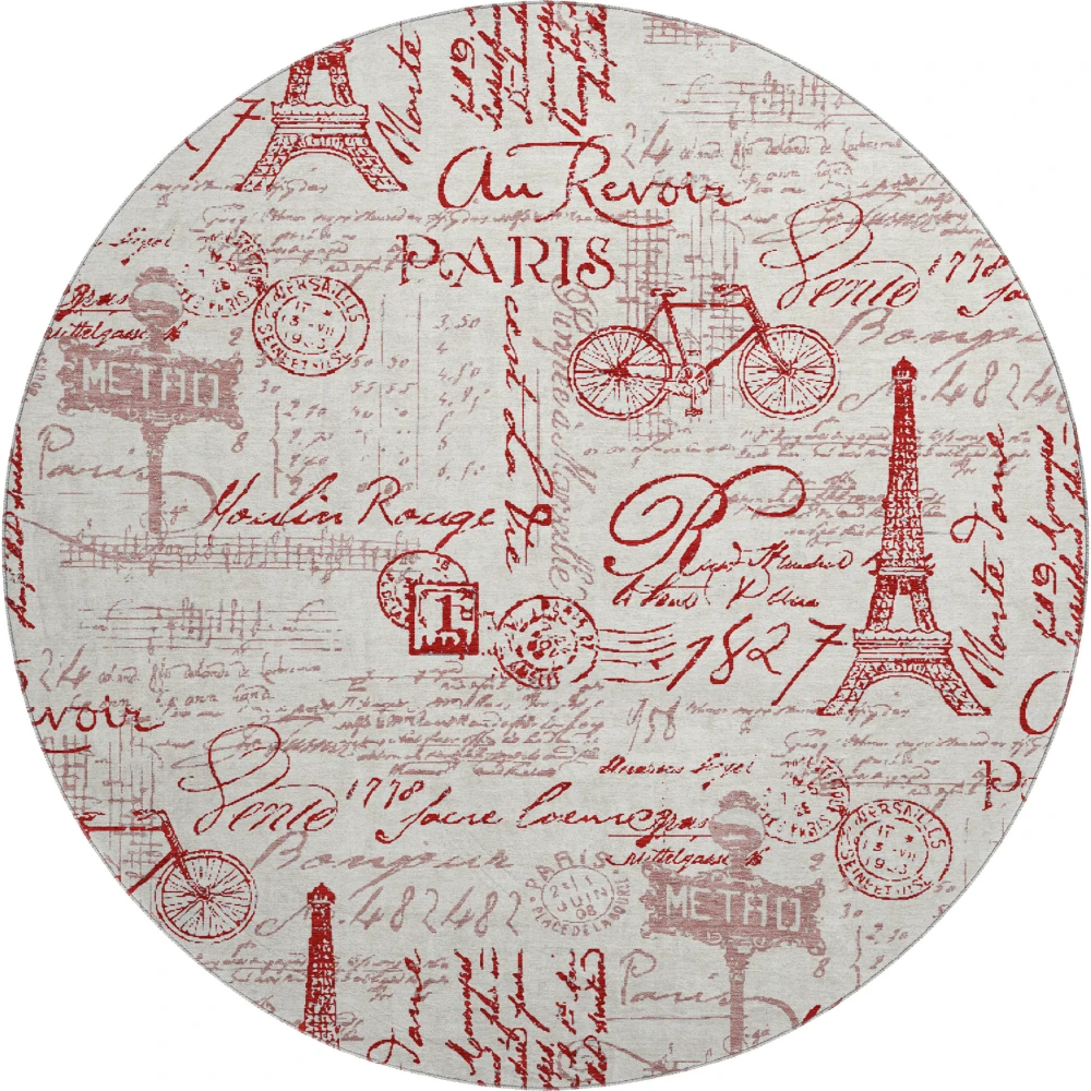 Mayfield AMF2209 Red 8' x 8' Rug