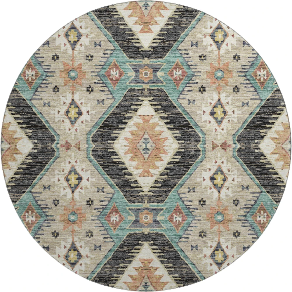 Mayfield AMF2210 Black 8' x 8' Rug