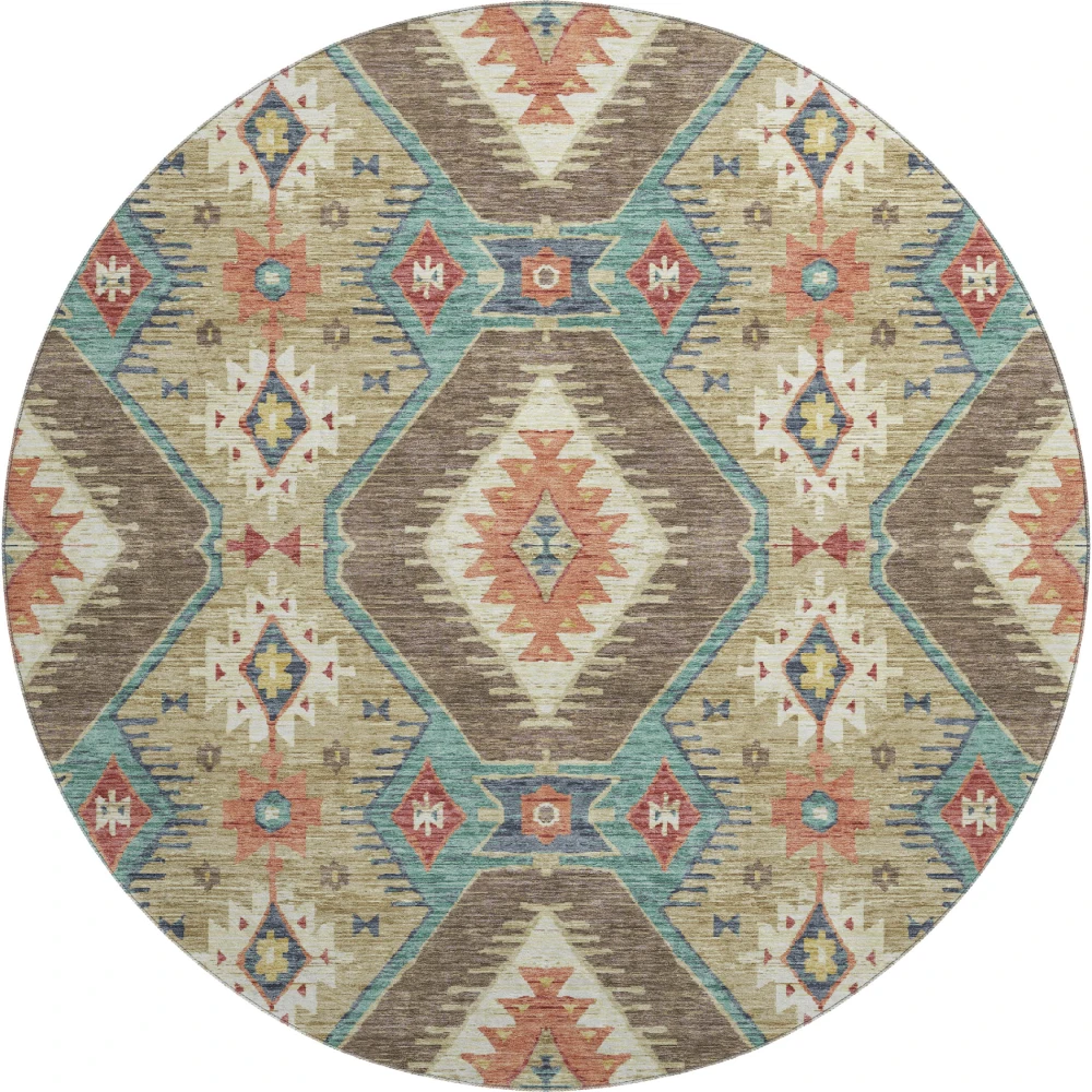 Mayfield AMF2210 Khaki 8' x 8' Rug