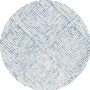 Blue / Ivory