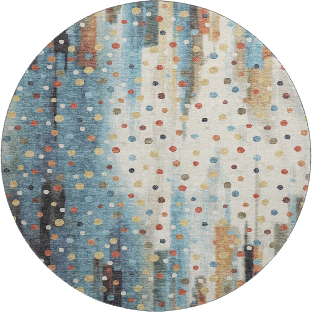 Mayfield AMF2213 Teal 8' x 8' Rug