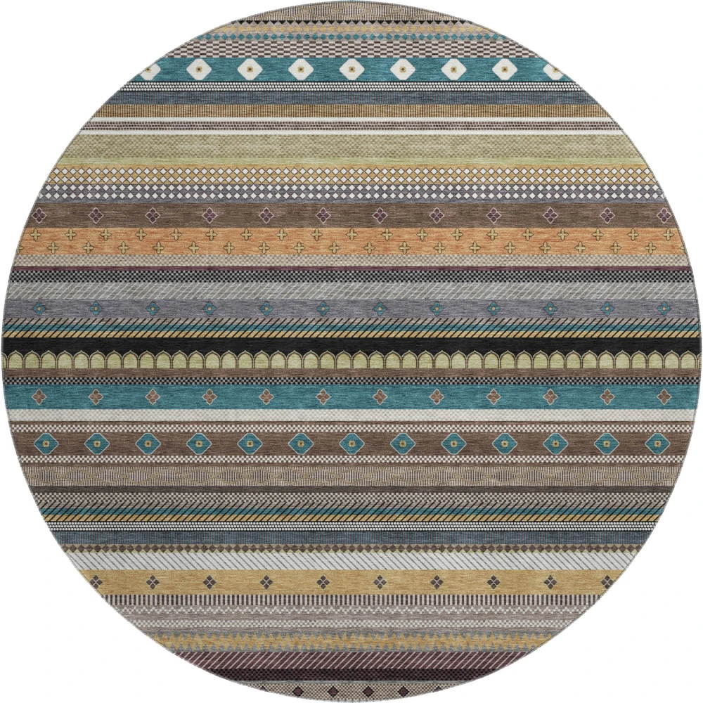 Mayfield AMF2218 Brown 8' x 8' Rug