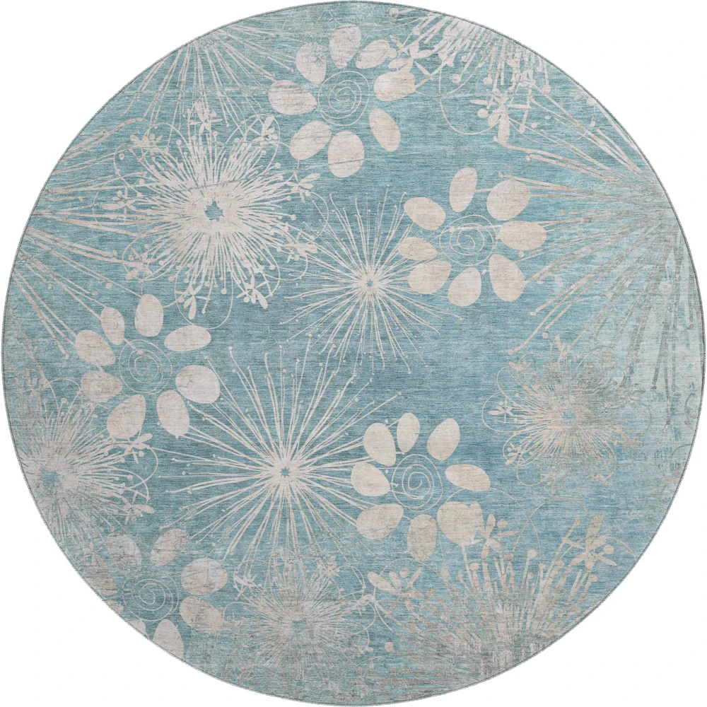 Mayfield AMF2225 Blue 8' x 8' Rug