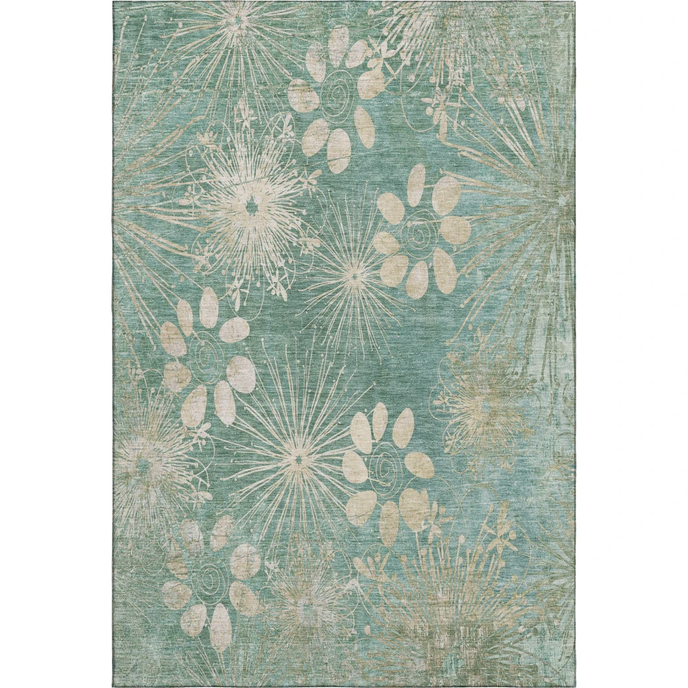 Mayfield AMF2225 Teal 3' x 5' Rug