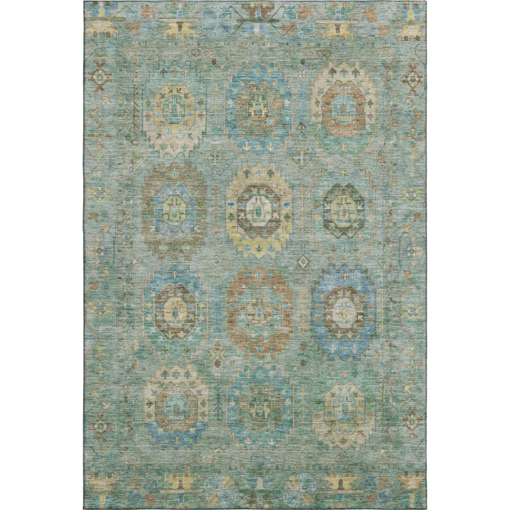 Mayfield AMF2227 Teal 3' x 5' Rug