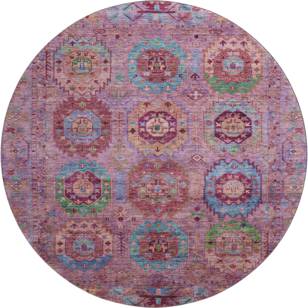Mayfield AMF2228 Pink 8' x 8' Rug