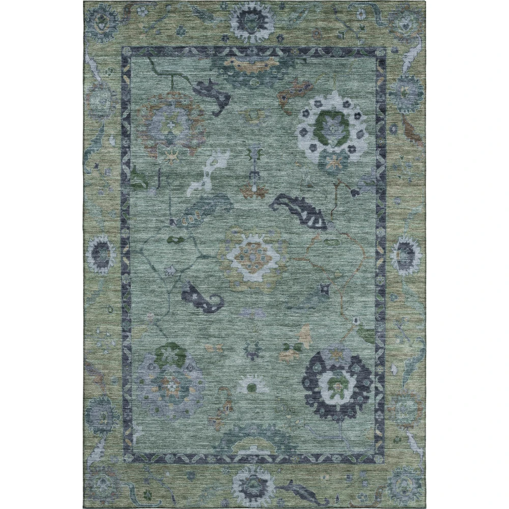 Mayfield AMF2230 Green 3' x 5' Rug