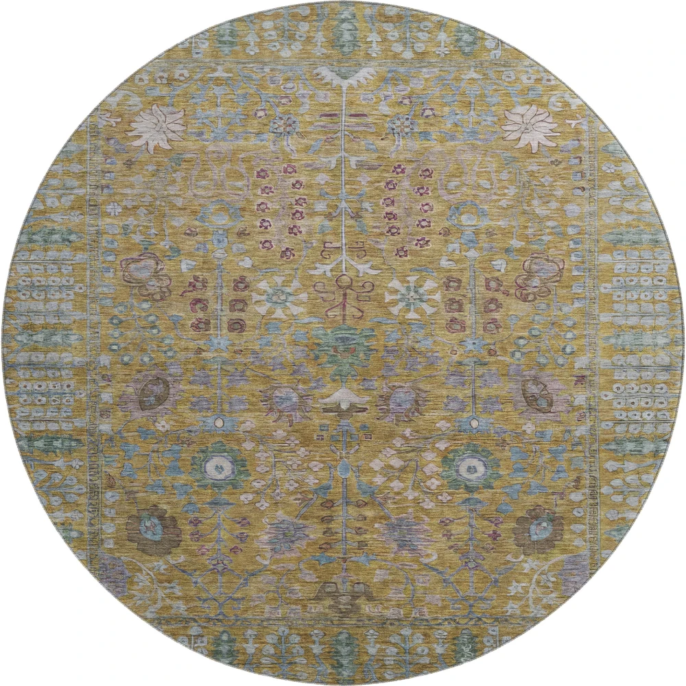 Mayfield AMF2231 Gold 8' x 8' Rug