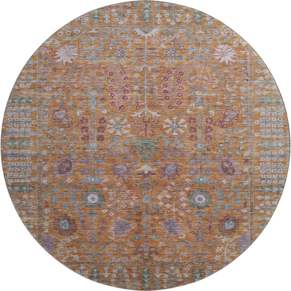 Mayfield AMF2231 Orange 8' x 8' Rug