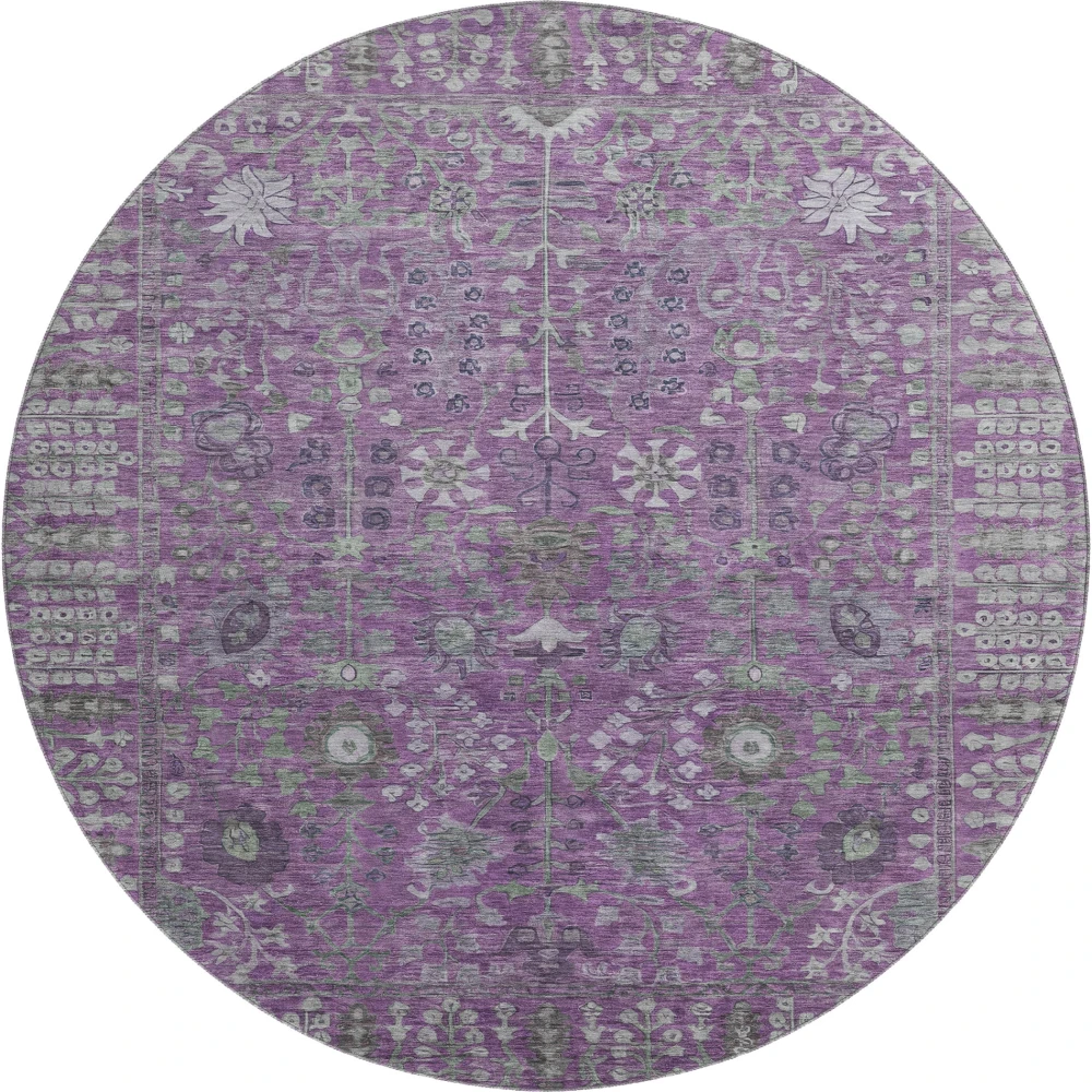 Mayfield AMF2231 Purple 8' x 8' Rug