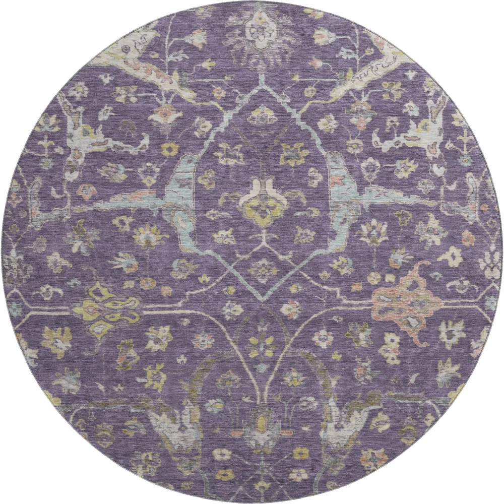 Mayfield AMF2233 Eggplant 8' x 8' Rug