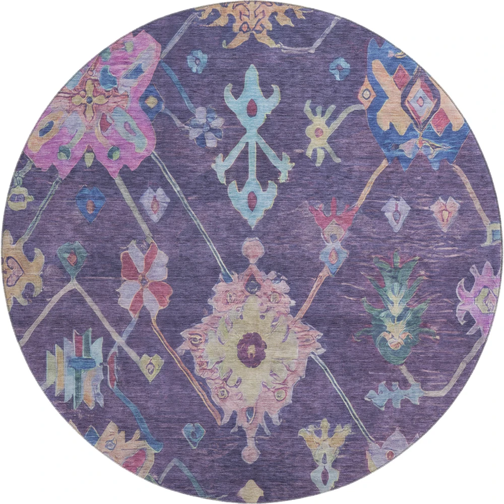 Mayfield AMF2234 Eggplant 8' x 8' Rug
