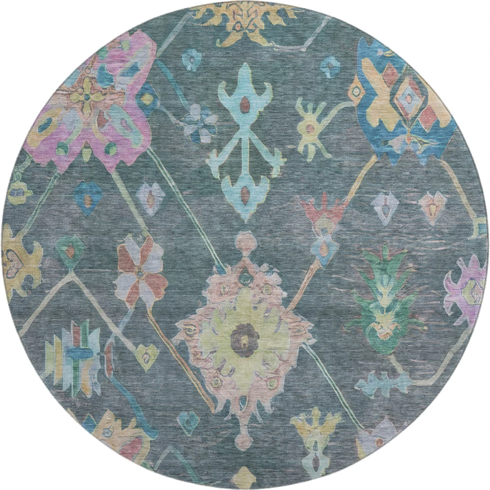 Mayfield AMF2234 Teal 8' x 8' Rug