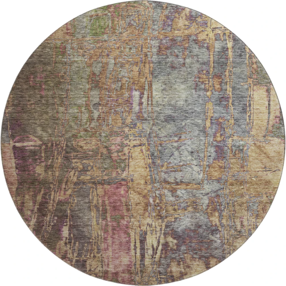 Mayfield AMF2236 Brown 8' x 8' Rug