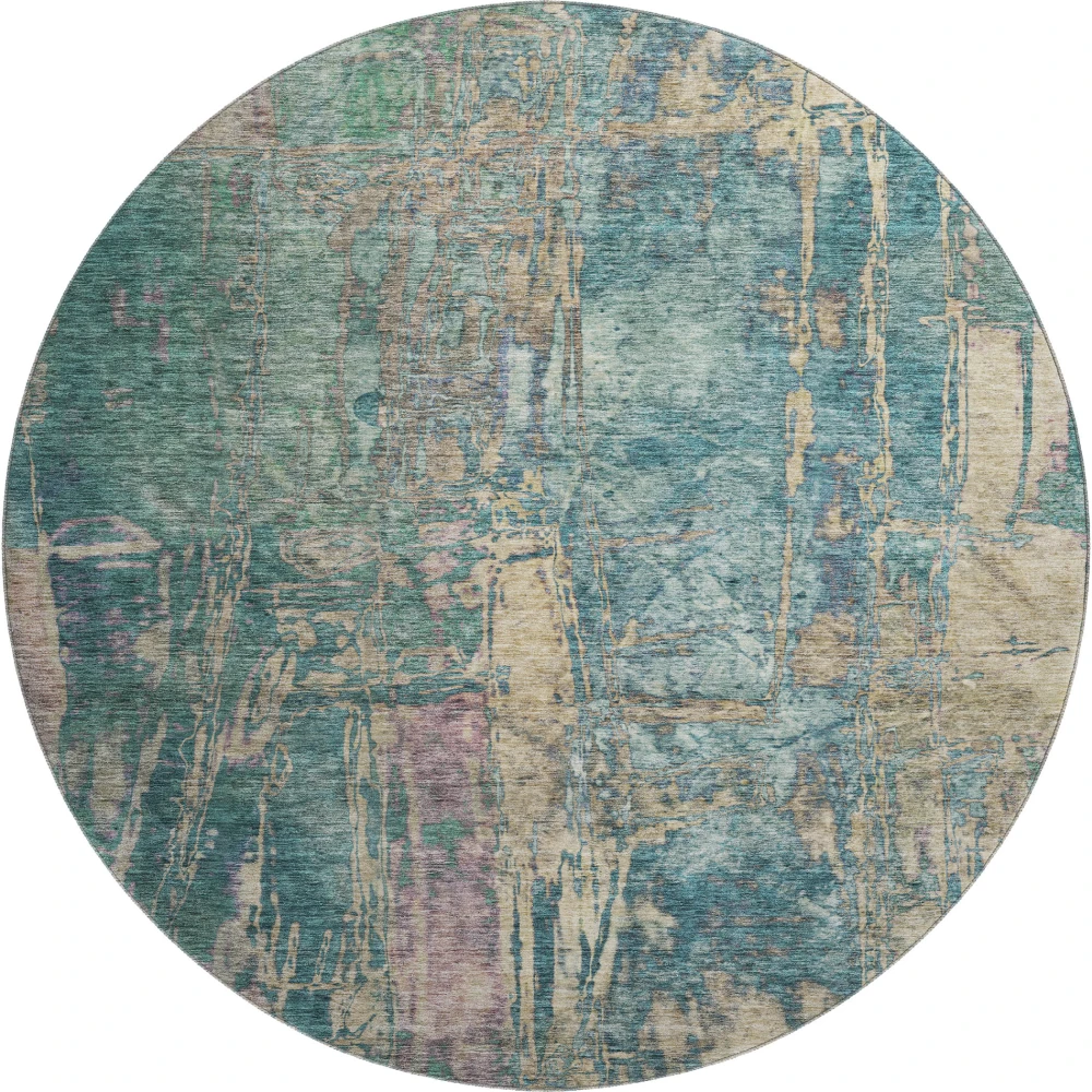 Mayfield AMF2236 Teal 8' x 8' Rug