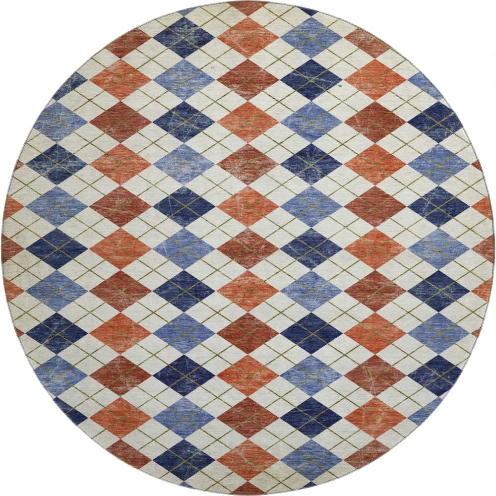 Mayfield AMF2237 Orange 8' x 8' Rug