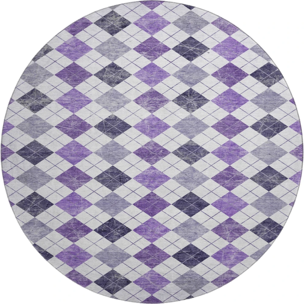 Mayfield AMF2237 Plum 8' x 8' Rug