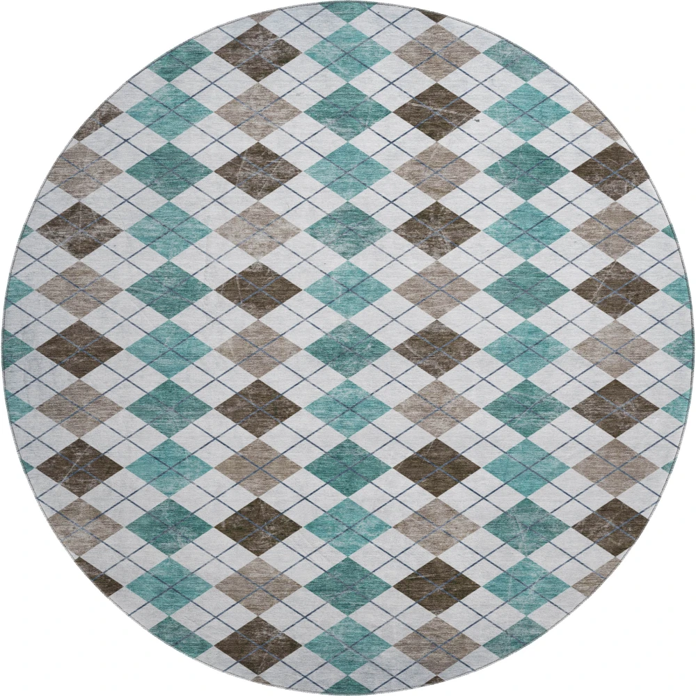 Mayfield AMF2237 Teal 8' x 8' Rug