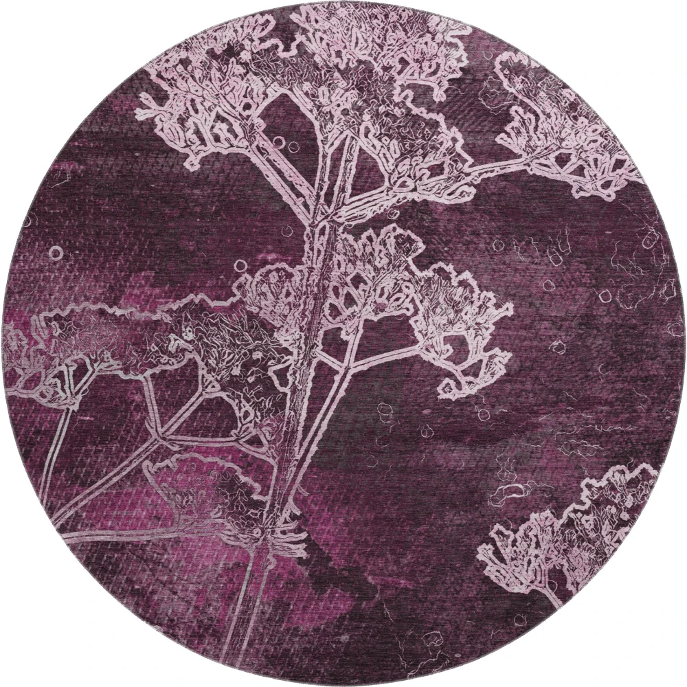 Mayfield AMF2239 Eggplant 8' x 8' Rug