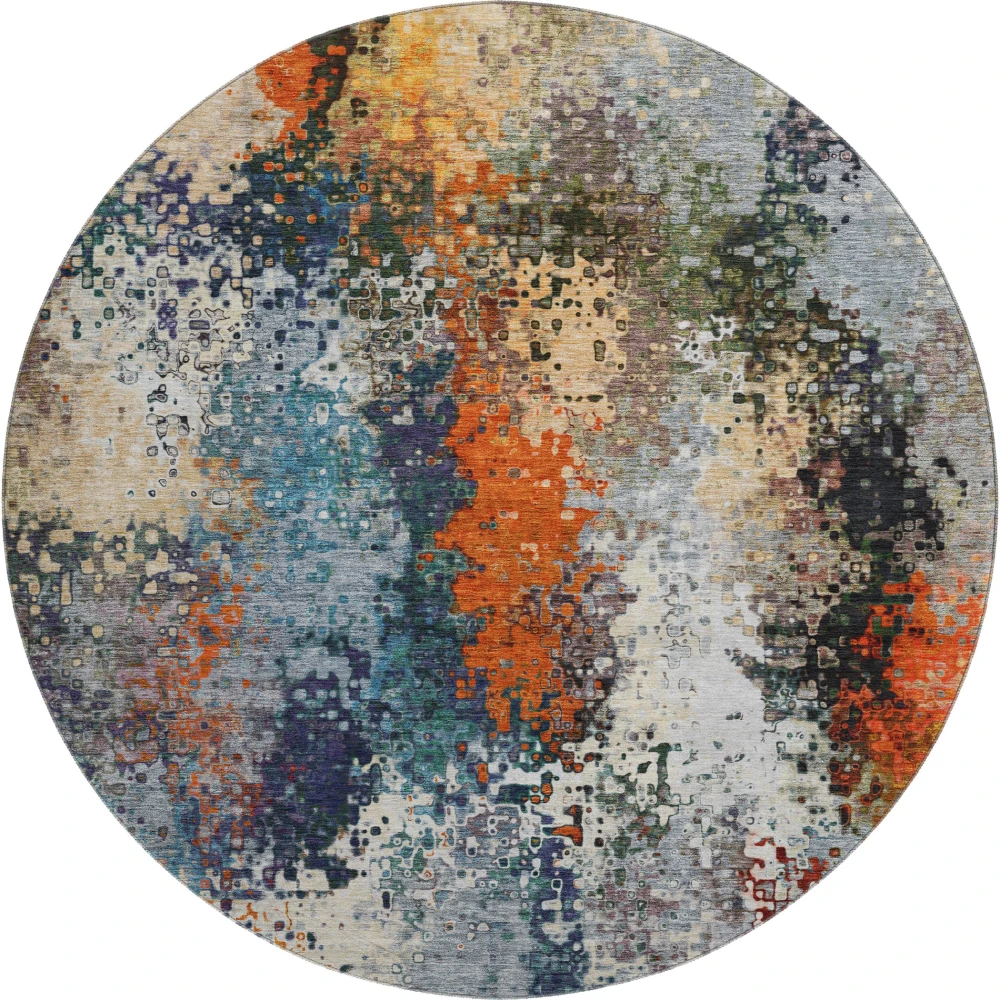 Mayfield AMF2242 Blue 8' x 8' Rug