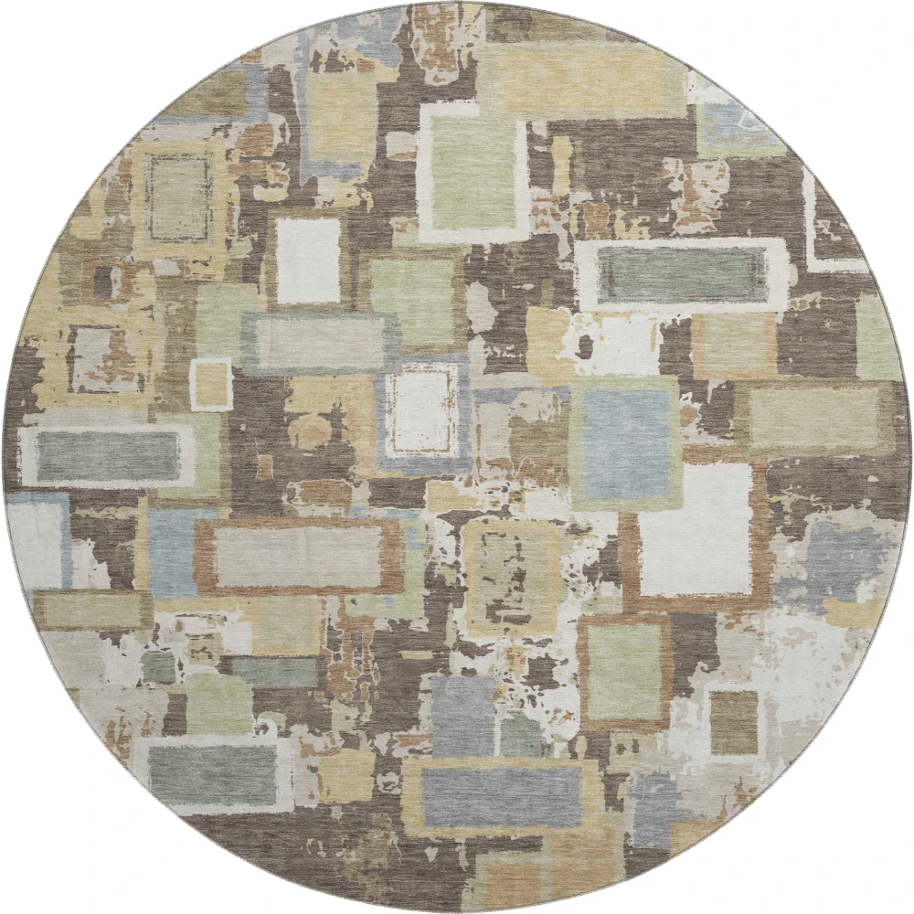 Mayfield AMF2246 Brown 8' x 8' Rug