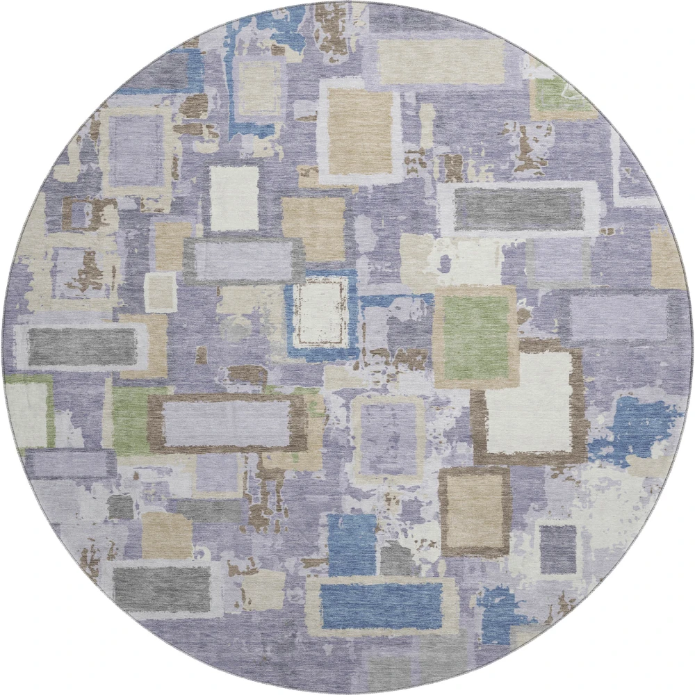 Mayfield AMF2246 Purple 8' x 8' Rug