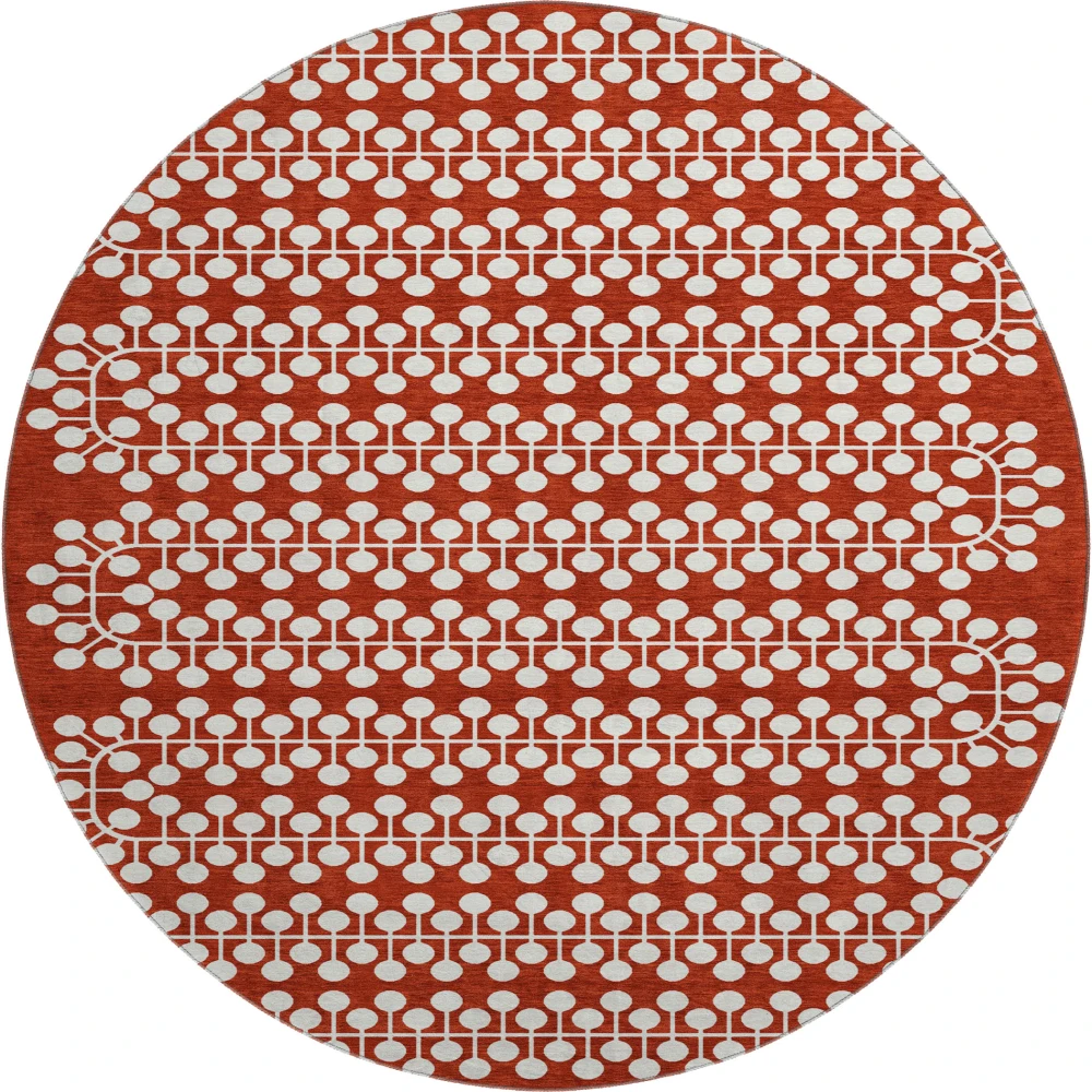 Mayfield AMF2247 Red 8' x 8' Rug