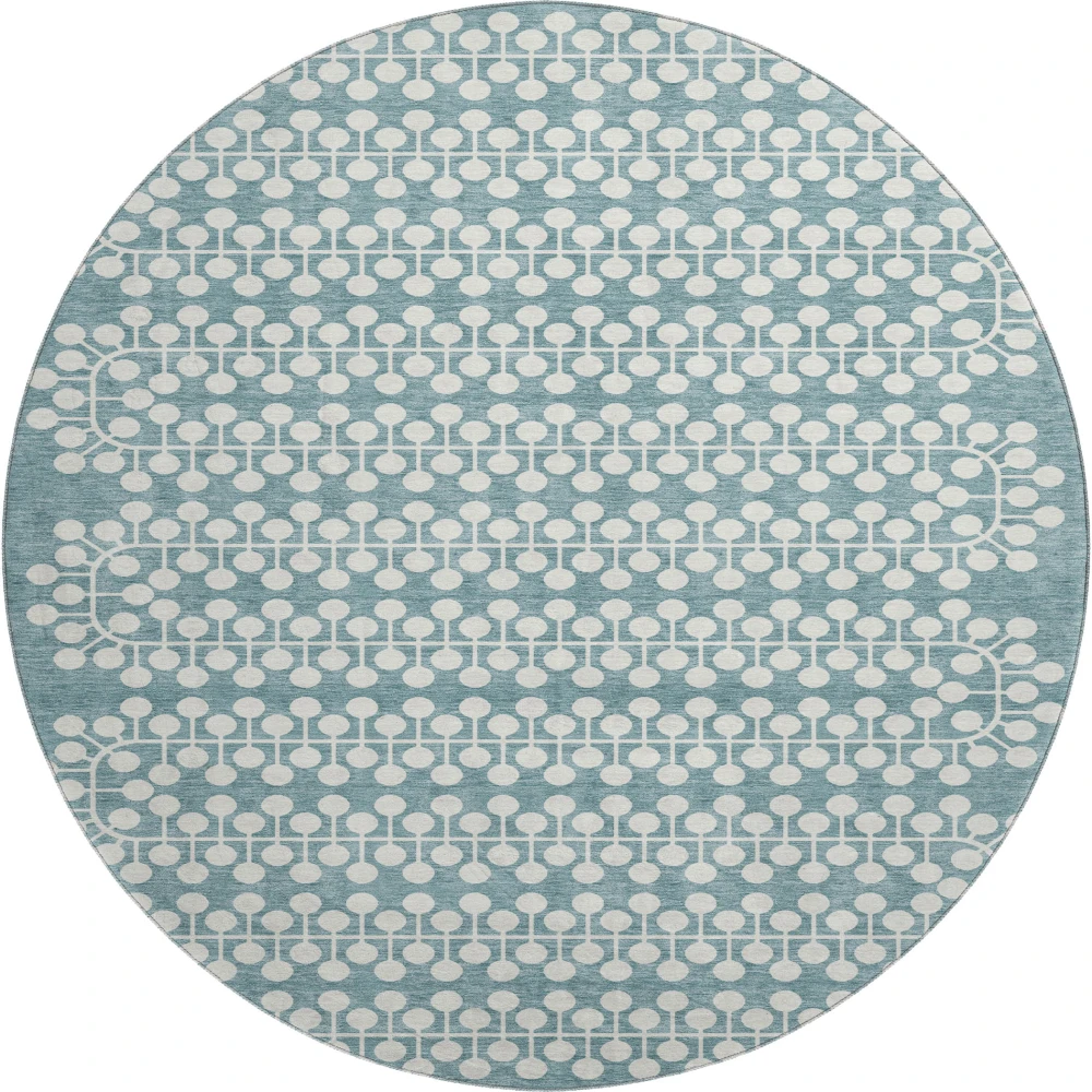 Mayfield AMF2247 Teal 8' x 8' Rug