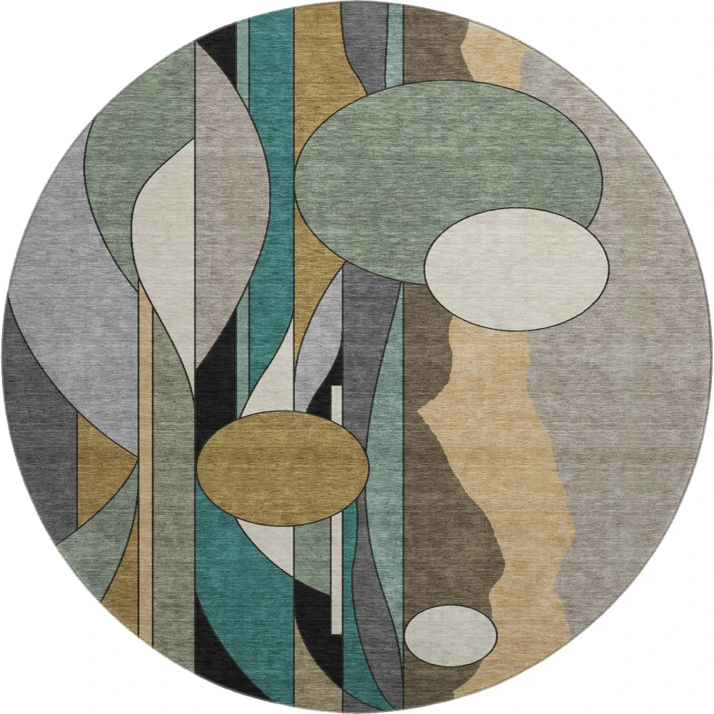 Mayfield AMF2252 Taupe 8' x 8' Rug