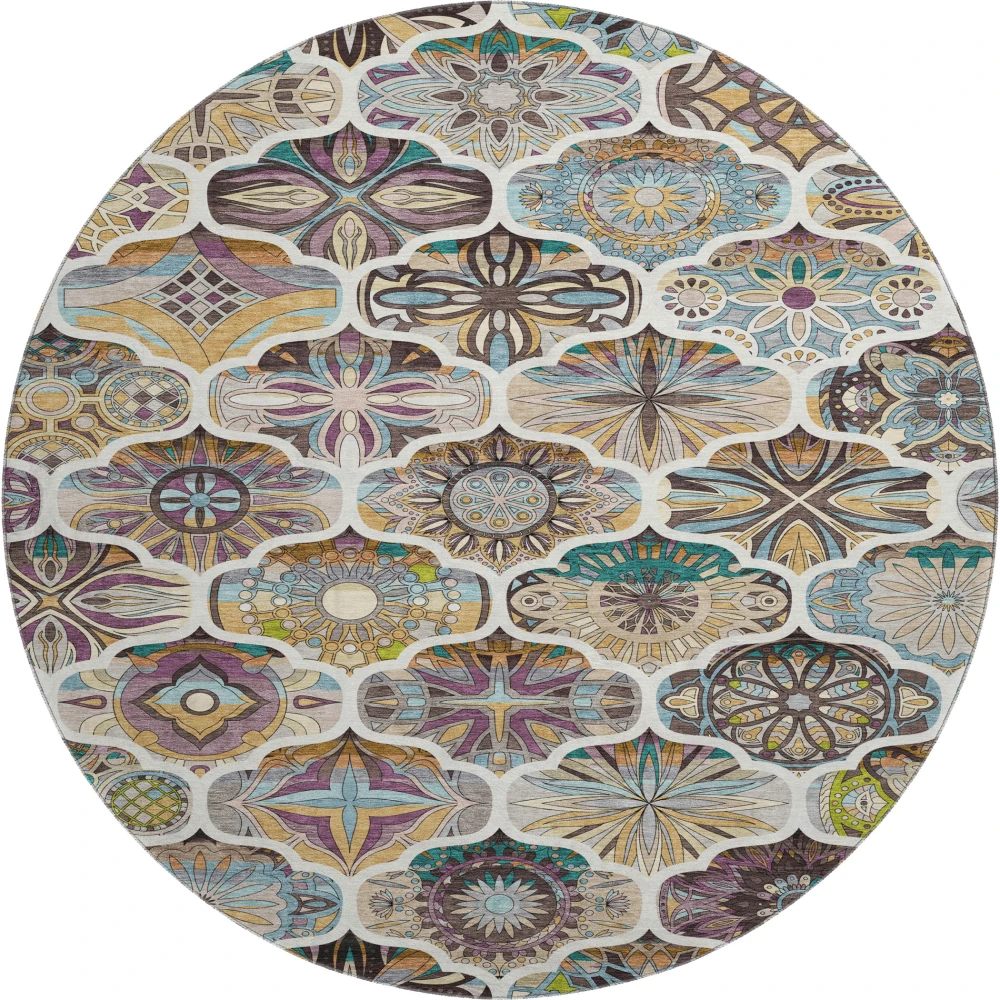 Mayfield AMF2257 Beige 8' x 8' Rug