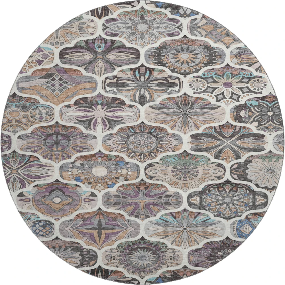 Mayfield AMF2257 Gray 8' x 8' Rug