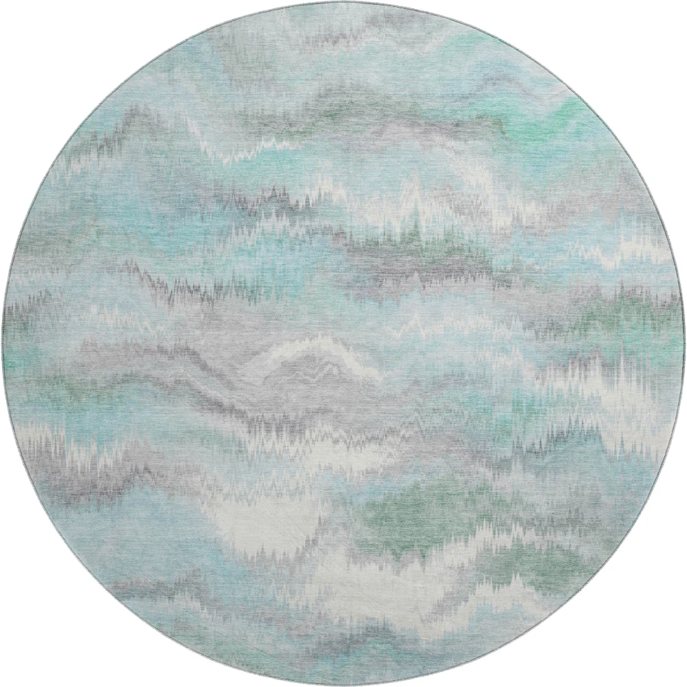 Mayfield AMF2258 Teal 8' x 8' Rug