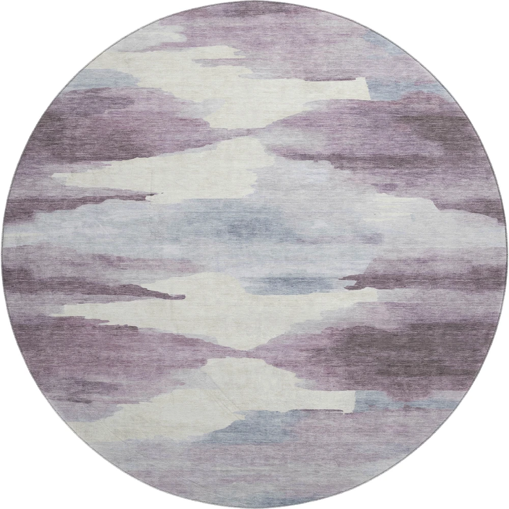Mayfield AMF2259 Plum 8' x 8' Rug