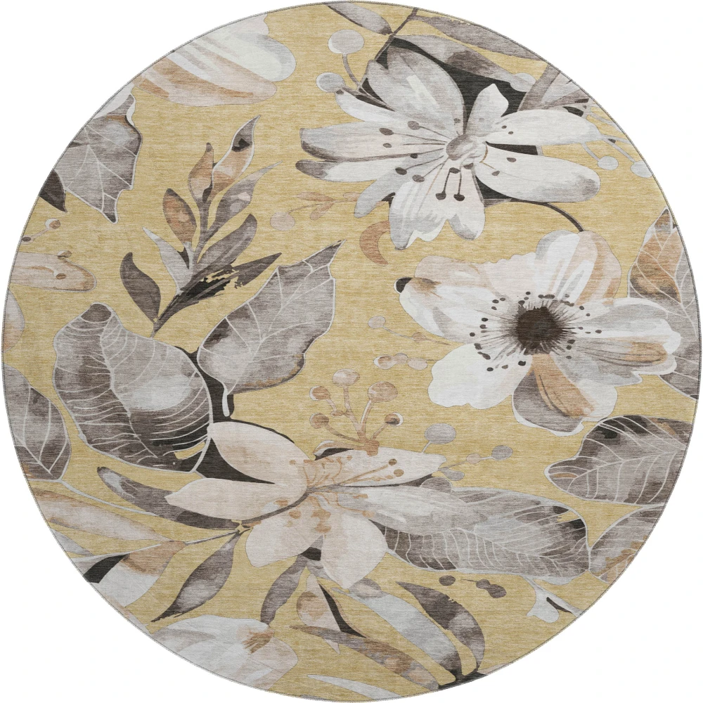 Mayfield AMF2260 Gold 8' x 8' Rug