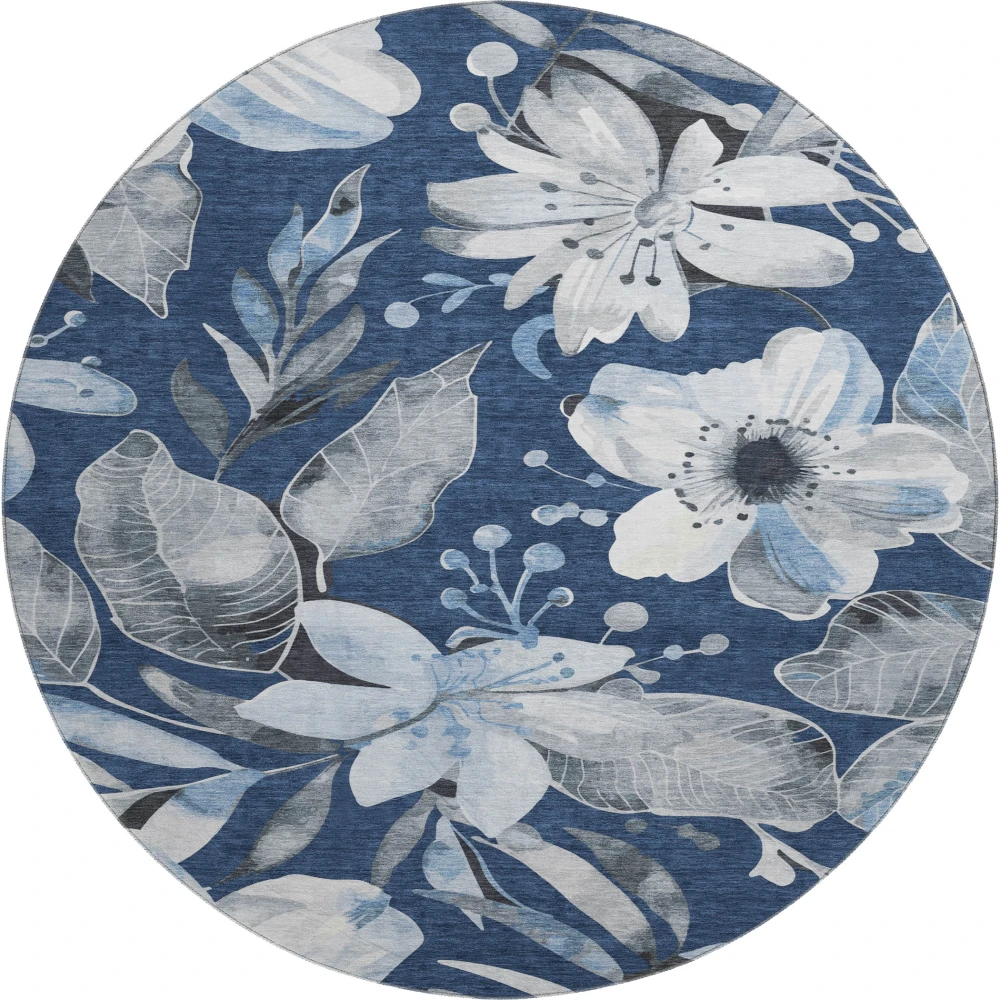 Mayfield AMF2260 Navy 8' x 8' Rug