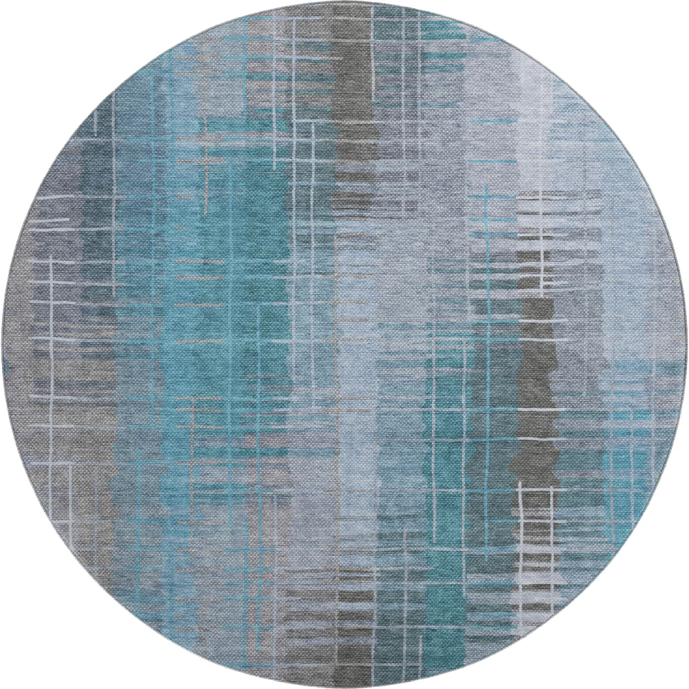 Mayfield AMF2261 Teal 8' x 8' Rug