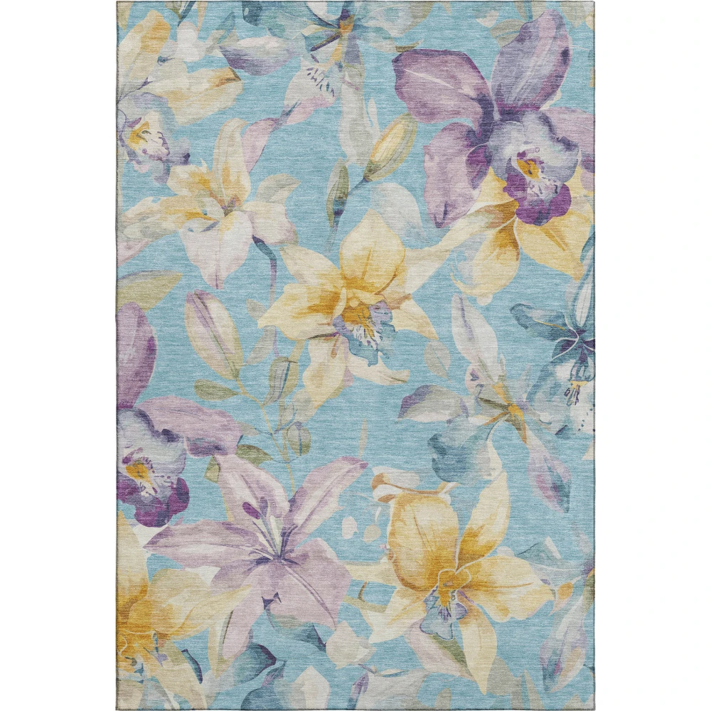 Mayfield AMF2262 Aqua 3' x 5' Rug