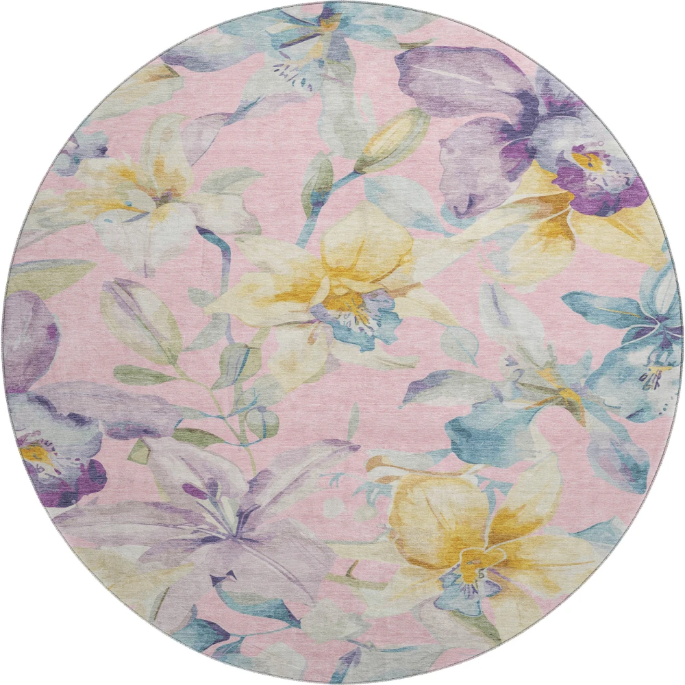 Mayfield AMF2262 Pink 8' x 8' Rug