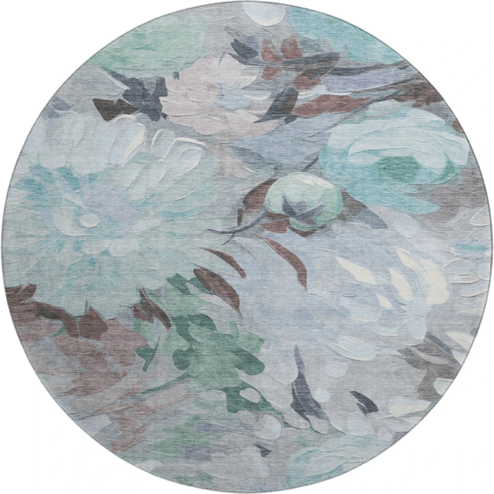 Mayfield AMF2264 Teal 8' x 8' Rug