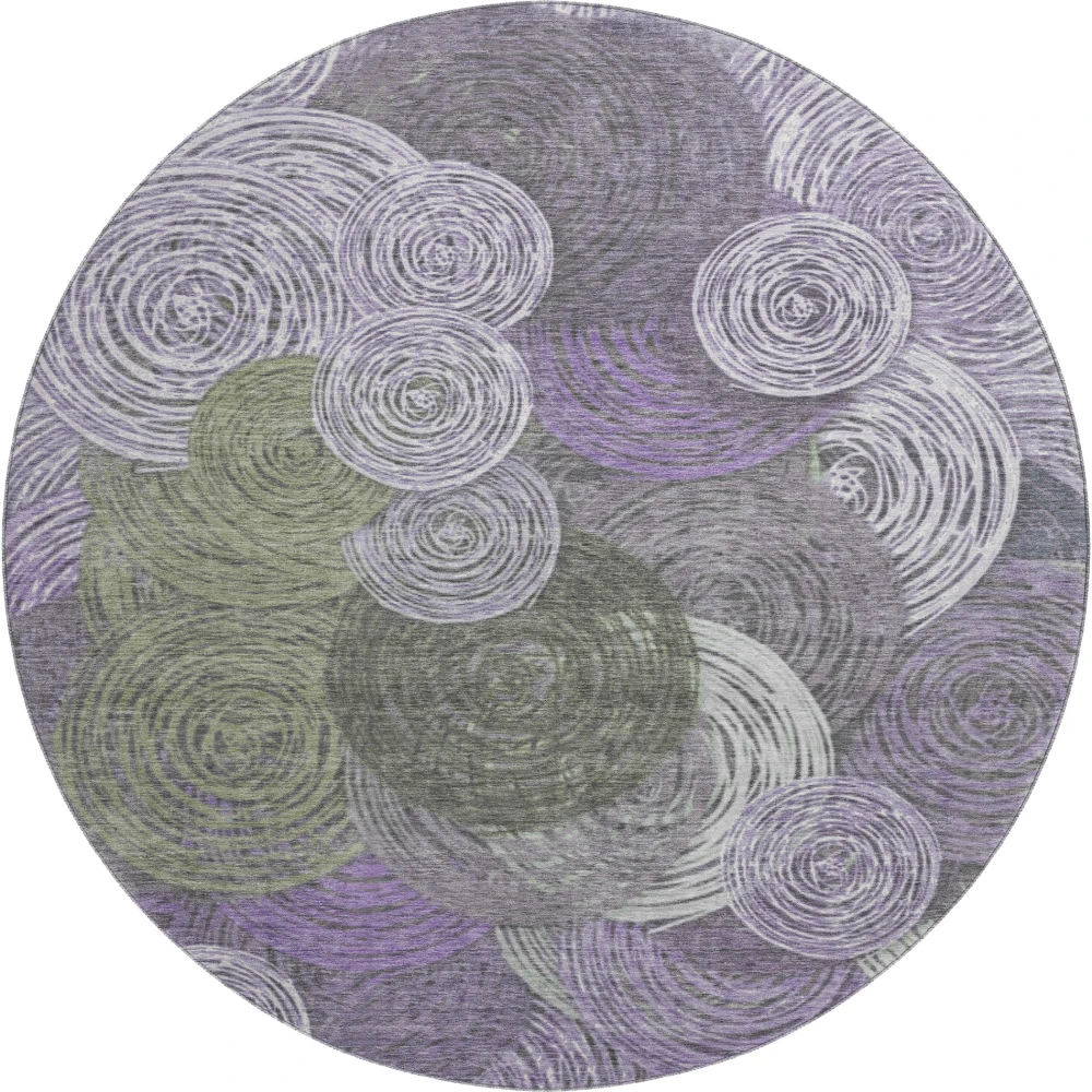 Mayfield AMF2267 Purple 8' x 8' Rug