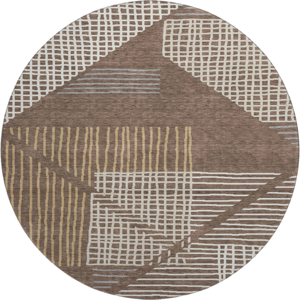 Mayfield AMF2270 Brown 8' x 8' Rug