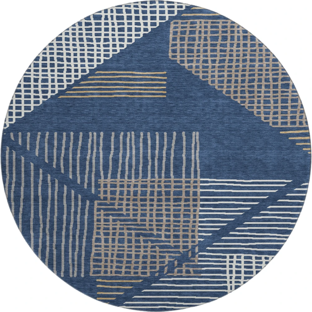 Mayfield AMF2270 Navy 8' x 8' Rug
