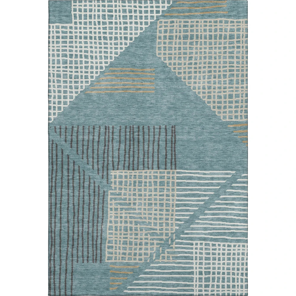 Mayfield AMF2270 Teal 3' x 5' Rug