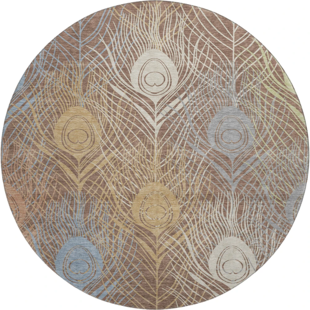 Mayfield AMF2273 Brown 8' x 8' Rug
