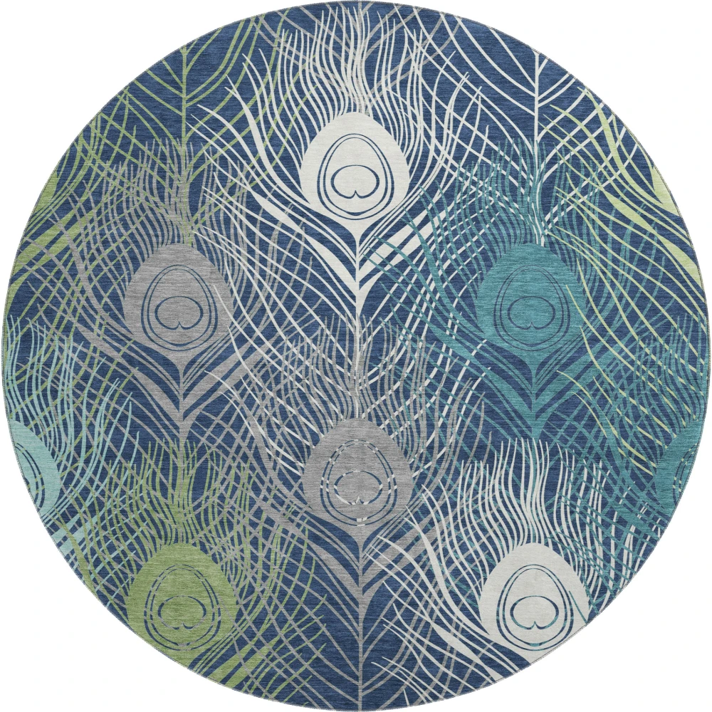 Mayfield AMF2273 Navy 8' x 8' Rug